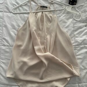 Elegant Cream Women's Top